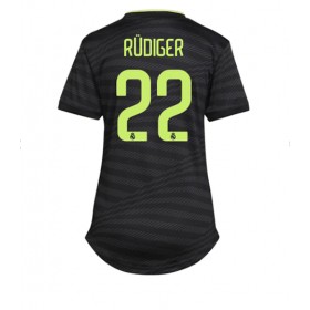 Damen Fußballbekleidung Real Madrid Antonio Rudiger #22 3rd Trikot 2022-23 Kurzarm